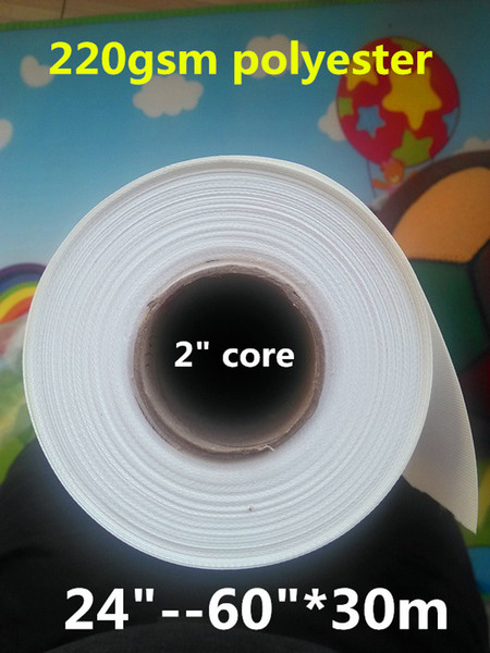 24in 36in 42in 50in 60in Wholesaler High Resolution Cheap 220g Polyester Inkjet Printing Canvas