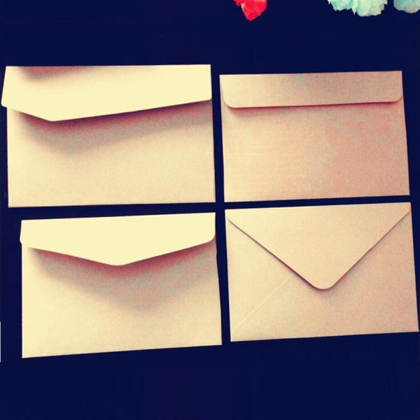 Blank Kraft paper envelope for Wedding Party Messaage Card postcard bag cards Retro Style envelopes 50pcs/bag