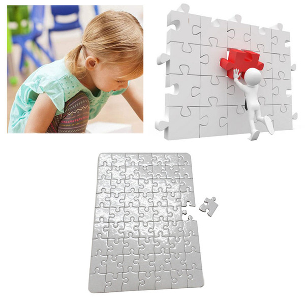 Heat transfer printing puzzle papers A4 size blank Jigsaw puzzle paper for children DIY Thermal Transfer Pearlescent vinyl material