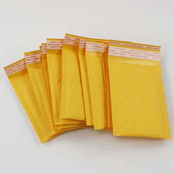 50pcs Paper Bags 11cm*15cm Kraft Papers Bubble Foam Mailers Padded Envelopes Bags Package for Jewelery Accessories Watch Gift Papelaria