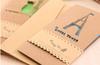 1pcs/lot 180*110mm New vintage Kraft paper color hollow happy life gift card greeting card with envelope Students DIY Cards