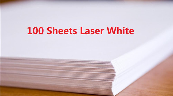 DHL Fast Delivery 100 Sheets A4 Inkjet Printer Water Slide Decal Paper Sheets White Color