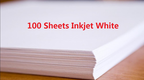 DHL Fast Delivery 100 Sheets A4 Laser Printer Water Slide Decal Paper Sheets White Color