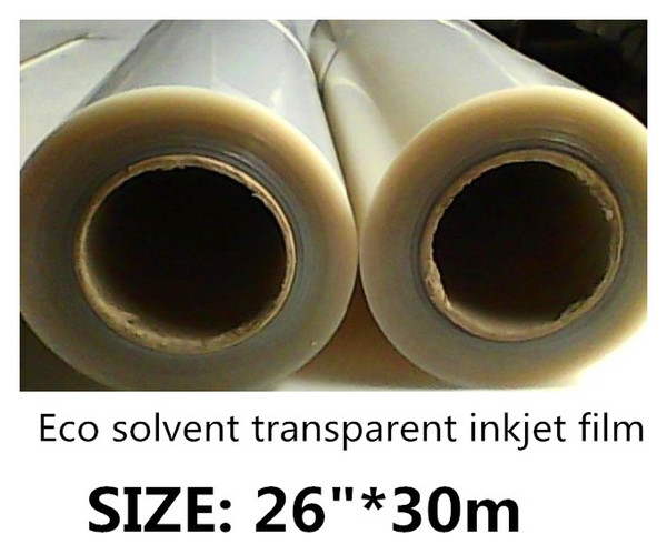 26in*30m Inkjet plate making clear pet film 66cm wide