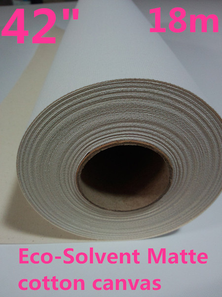 42in Eco solvent 100% Cotton Artist Inkjet Canvas,Digital Photo to Canvas Printing roll