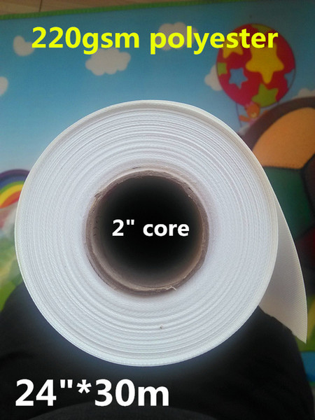 220gsm 24in inkjet matte polyester canvas roll for inkjte printing