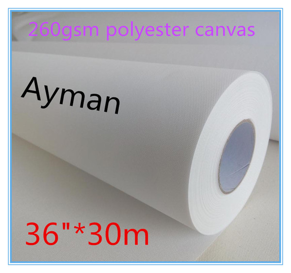 260g waterproof inkjet polyester Canvas for large format printing 36