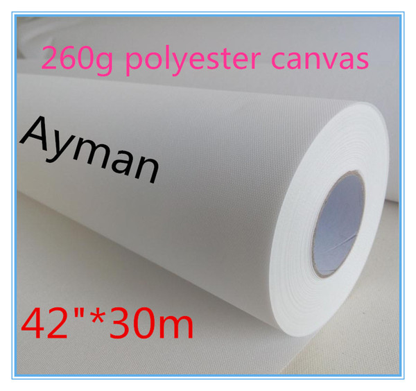 260gsm polyester Giclee printing canvas matt ,polyester canvas rolls 42