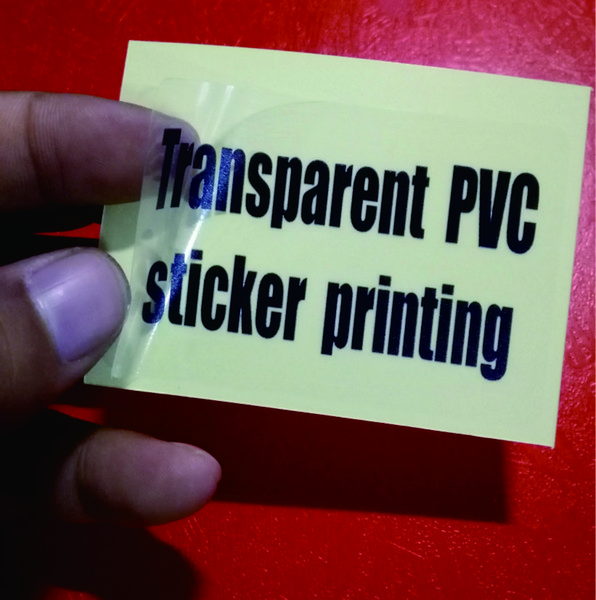 vinyl waterproof adhesive sticker label printing custom/shpae custom/transparent pvc sticker white ink printing/full color printing custom