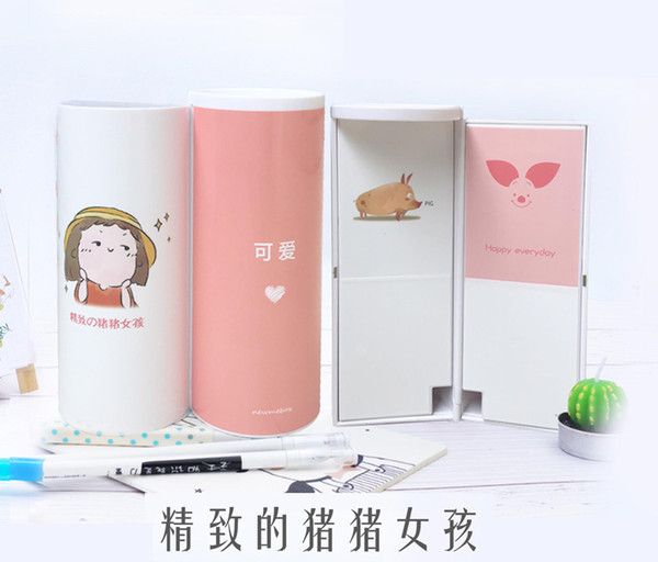 2018 Newmebox Simple Trend Creative Multifunction Cylindrical ipen &Pencil Box, Stationery Box, Pen &Pencil Holder