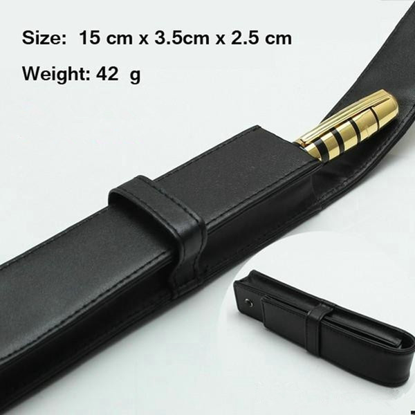 High Quality MB High Quality Leather Or PU Pen Case gift Pen bag for roller ball/fountain/ballpoint pen