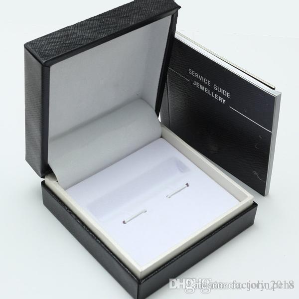 Luxury Classique MT Design NEW hot sell High Quality design Black cufflinks Box with Service Guide Book Classic Style.