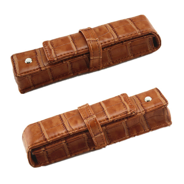 Luxury CROCODILE pattern Pen Bag Office Special Pen Case For One Free Shipping