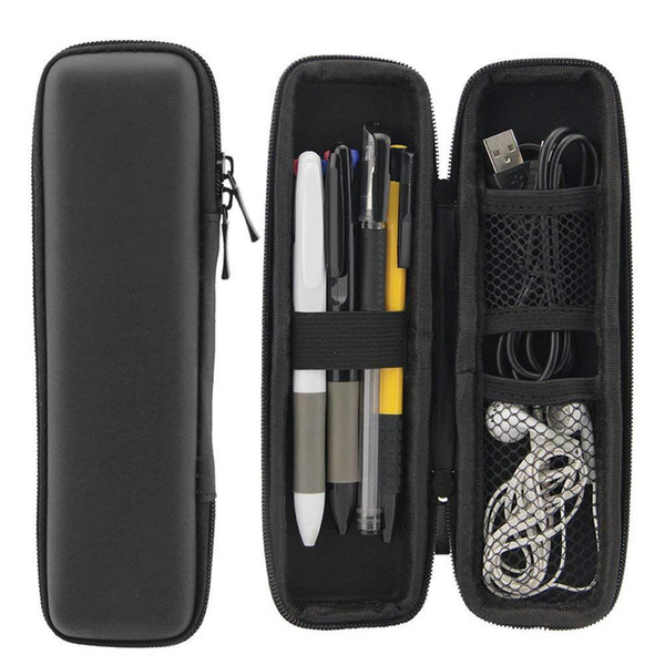 New Office Students Pens Pouch Earphone Mesh Storage Organizer Pencil Zipper Case School Supplies