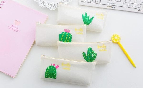 Color brilliancy pen bag student cute translucence pencil case office stationery soft PVC pencil bag gift