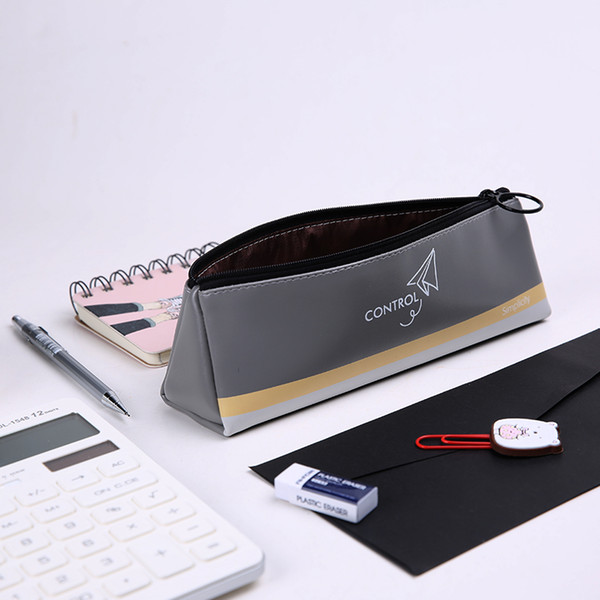 Korean Creative Large Capacity Pencil Bags Primary School Stationery Boxes Pencil Pouch Zipper Bag Pen Bag Pencilcase