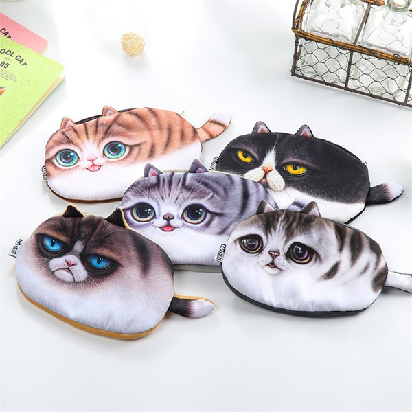 Kawaii Pencil Case Novelty cat flannel School Supplies Bts Stationery Gift Estuches School Cute Pencil Box Pencil Bag