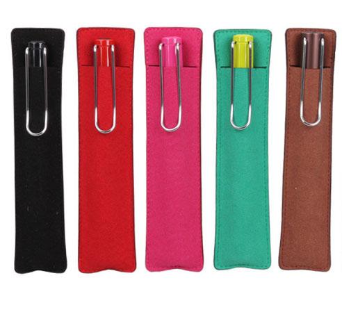 Colors Luxury pen bag Matte leather design hold for 1pcs fountain ballpoint pen bags Gift pen case Mon brand new pouch