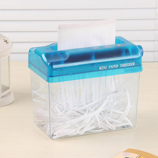 Hot Office Home A6 Mini Manual Shredder Desktop Handheld Office File Shredder Creative Equipment Free Shipping