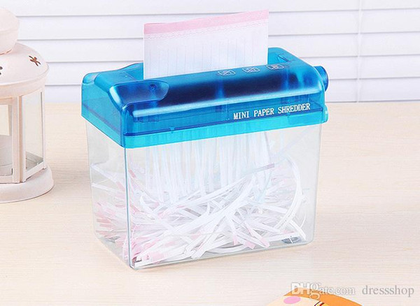 Factory direct hand shredder shredder mini home office paper shredder shredding manually strip