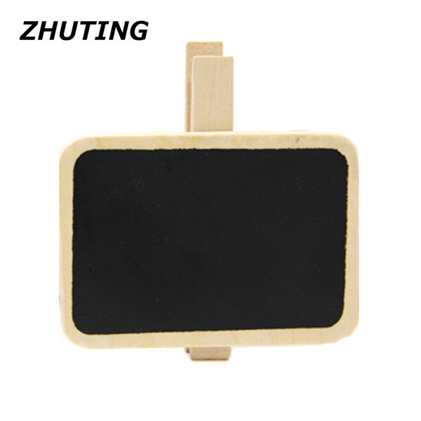 10pcs Mini Chalkboards with Clip for Message Board Signs Weddings Parties