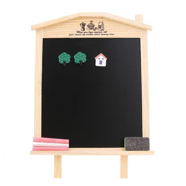 36x17cm Desktop Message Blackboard Chalkboard Kids Wooden Writing Board