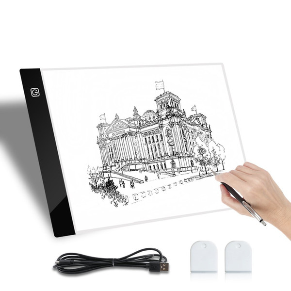 Tracing Light Box A4 LED Artcraft Tattoos Quilting Tracing Board for Drawing Tracer Light Pad 9 13 Inch Calligraphy USB Tracer Board for Kid