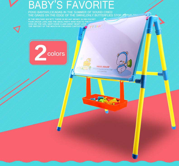 Child Double Side Plastic Magnetic Blackboard Whiteboard/ Kids Big Writing And Drawing Board Toys With Eraser/Chalk/Marker