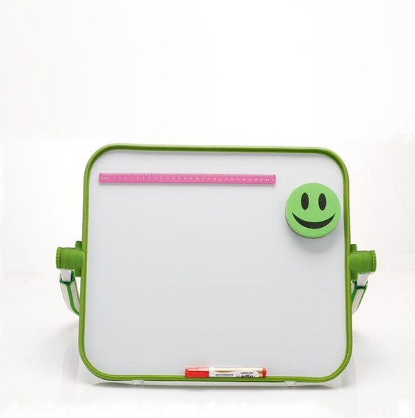 Foldable Green desktop magnetic board Double-Sided Magnetic Children Painting Board