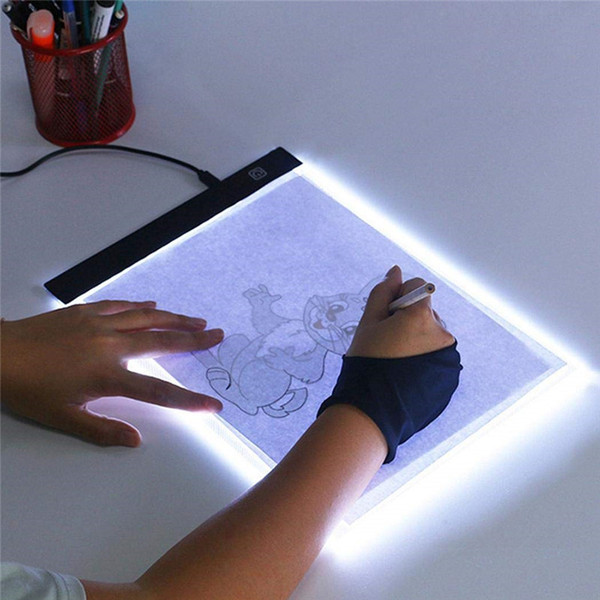 A4 LED Light Box Copy Pad Drawing Board with USB Charger Cable Art Craft Drawing Tracing Tattoo Board Drop Shipping