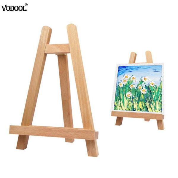 Mini Artist Wooden Folding Painting Easel Frame Adjustable Tripod Display Shelf Outdoors Studio Display Frame