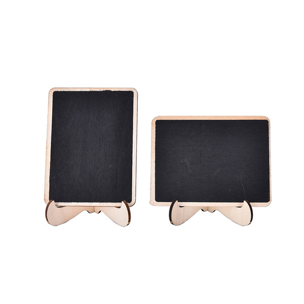 Mini Blackboard Wooden Rectangle Shape Board Wedding Party Table Decor Small Chalkboard Message Notice Number Tag