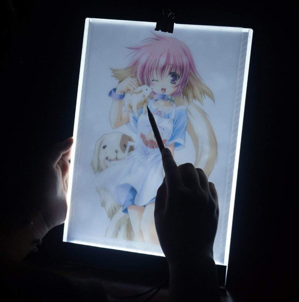 A4 Portable LED Artcraft Tracing Light Pad USB Cable For Artists, Drawing, Sketching, Animation