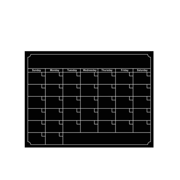 Adeeing 40*30cm Black Waterproof Drawing Magnetic Board Cooler Refrigerator Magnet Notepad r20