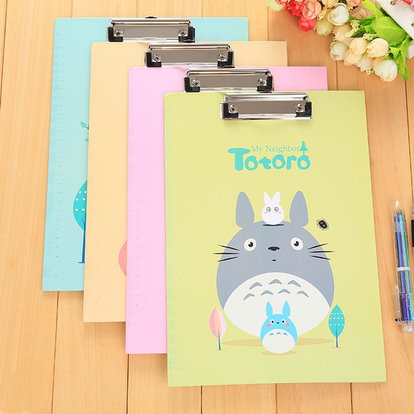 Japan and Korea lovely pages clip cartoon cute little fresh folder writing board clip writing pad