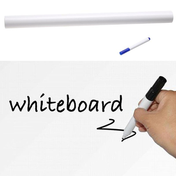 45 x 200cm Removable Whiteboard Sticker Chalkboard Decal Wall Writing Board Pen School Office Supplies Student Stationery Gifts