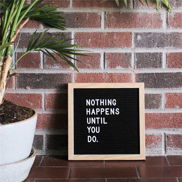 Changable Black Felt Letter Board 10