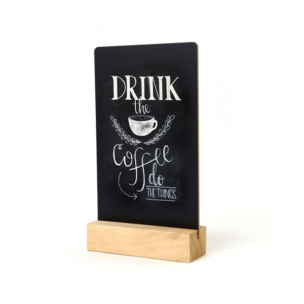 Mini Blackboard Message Stand Menu Stand Price Display Rack Countertop Sign Board Billboard Signage Plate Table Top Desk Sign