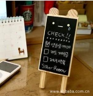 Korean mini expression blackboard small message board bear shape blackboard