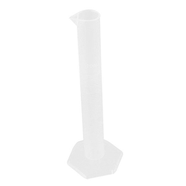 Wholesale- SOSW-Laboratory Hex Base 10mL Liquid Measurement Plastic Graduated Cylinder