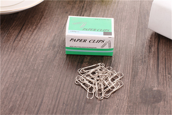 Metal Paper Clips Photo Clip Paper Clips Decorative Stationary Stainless Steel Materials Individual Packing School Company