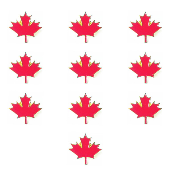 Canada Canadian Country Red Maple Leaf Lapel Pin Enamel Made of Metal Souvenir