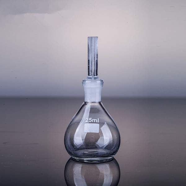 Wholesale- 25ml pycnometer 3.3 Borosilicate Glass Density Bottle--Single