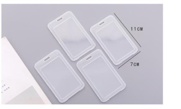 New Transparent bus card cover protection cover student small card cover 7*11cm