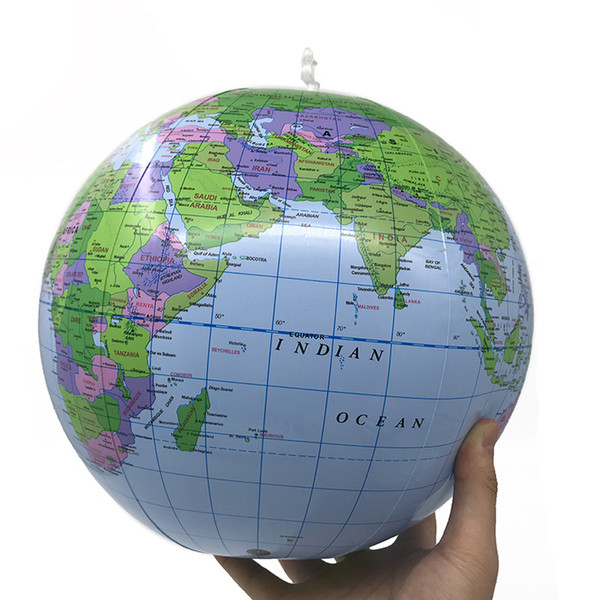 English version of the globe PVC inflatable earth beach ball instrument English version of the teaching globe model