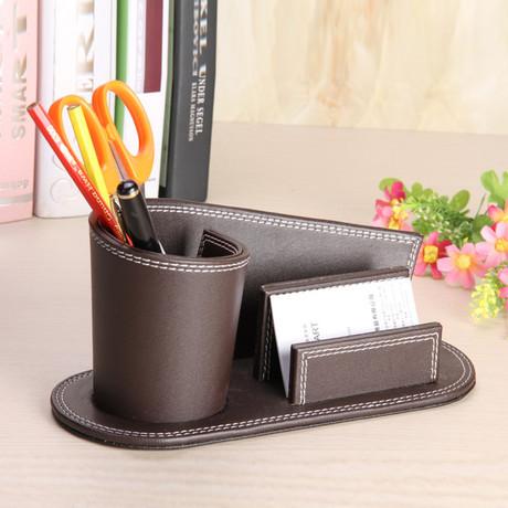 Cortical personality pencil holder creative cute business card seat multi-functional business office pencil holder box gifts