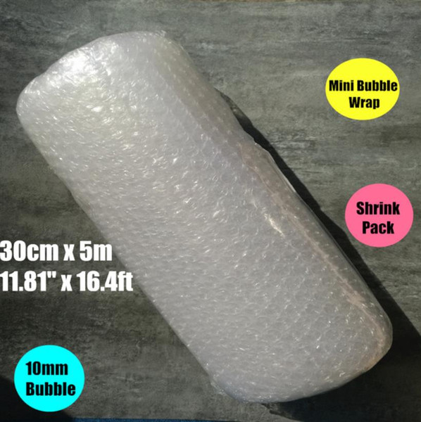 0.3*5m shrink pack Burbuja Cushion Bubble Roll wrap Polietileno Emballage Bulle Packing Film Materials Noppenfolie Verpakking