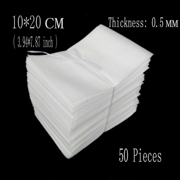 Foam Protective Bags EPE Packing Wrap Eva Foam Sheet Board Insulation Verpakking 10*20cm (3.94*7.87 inch) 0.5mm 300pcs/lot