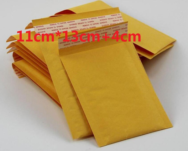 4.3*5.1 inch 11cm*13cm+4cm Kraft Bubble Envelope Wrap Bags Pouches Packaging PE Bubble Bags Jewellery packing