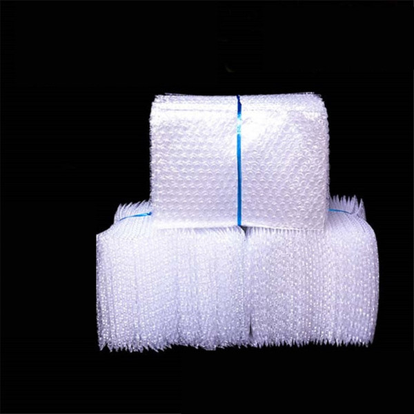 8x10cm 0.06mm Anti-Shock Foam Packing White Bubble Bag Utility Buffer Pouch Practical Fragile Buffer Packaging